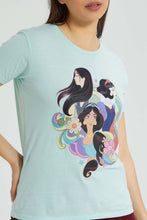 تنزيل الصورة على معرض الصور، Redtag-Mint-Princess-Print-T-Shirt-Character-Women's-