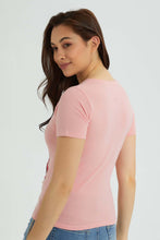 تنزيل الصورة على معرض الصور، Redtag-Pink-Bugs-Bunny-Print-T-Shirt-Character-Women's-
