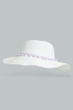 تنزيل الصورة على معرض الصور، Redtag-White-Embellished-Hat-For-Girls-Colour:White,-Filter:Girls-Accessories,-GIR-Caps,-New-In,-New-In-GIR-ACC,-Non-Sale,-S22B-Girls-