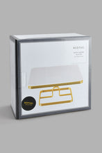 Load image into Gallery viewer, Redtag-Gold-Square-Platter-With-Golden-Stand-Platter-Home-Dining-