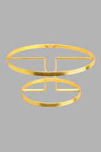 Load image into Gallery viewer, Redtag-Gold-Cake-Stand-With--Dome-And--Golend-Stand-Bakeware-Home-Dining-