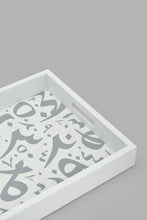 تنزيل الصورة على معرض الصور، Redtag-White-Rectangle-Tray-(-Large)-Trays-Home-Dining-