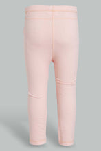 تنزيل الصورة على معرض الصور، Redtag-Pink-Knitted-Coloured-Jegging-Jeggings-Infant-Girls-3 to 24 Months