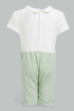 Load image into Gallery viewer, Redtag-Green-Duangree-Romper-Rompers-Baby-0 to 12 Months