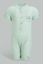 تنزيل الصورة على معرض الصور، Redtag-Green-Kurta-Romper-Rompers-Baby-0 to 12 Months