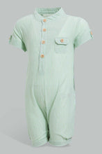 تنزيل الصورة على معرض الصور، Redtag-Green-Kurta-Romper-Rompers-Baby-0 to 12 Months