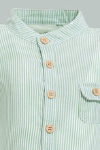تنزيل الصورة على معرض الصور، Redtag-Green-Kurta-Romper-Rompers-Baby-0 to 12 Months