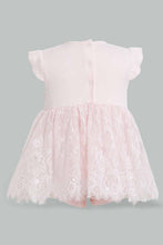 Load image into Gallery viewer, Redtag-Pink-Rose-Embelished-Tutu-Dress-Dresses-Baby-0 to 12 Months