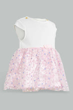 Load image into Gallery viewer, Redtag-Pink-Jacquard-Tutu-Dress-Dresses-Baby-0 to 12 Months