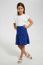 تنزيل الصورة على معرض الصور، Redtag-White-Lace-Neck-Blouse-Blouses-Girls-2 to 8 Years