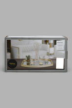 تنزيل الصورة على معرض الصور، Redtag-Gold-Tray-With-Candle-Holder-Set-(6-Piece)-Trays-Home-Decor-