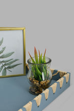تنزيل الصورة على معرض الصور، Redtag-Blue-Tray-With-Photoframe-&-Candle-Holder-Set(4Piece)-Trays-Home-Decor-