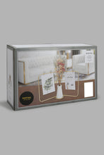 تنزيل الصورة على معرض الصور، Redtag-Gold-Frame-&-Flower-Gift-Set-Trays-Home-Decor-
