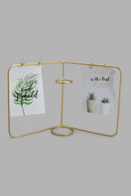 تنزيل الصورة على معرض الصور، Redtag-Gold-Frame-&-Flower-Gift-Set-Trays-Home-Decor-