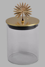 تنزيل الصورة على معرض الصور، Redtag-Clear-Borosilicate-Glass-Jar-With-Metal-Lid-(Small)-Category:Canisters-And-Jars,-Colour:Gold,-Filter:Home-Dining,-HMW-DIN-Sto-Storage,-JUBLIANT,-New-In,-New-In-HMW-DIN,-Non-Sale,-S22C,-Section:Homewares-Home-Dining-