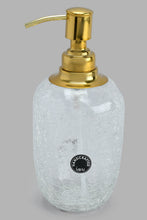تنزيل الصورة على معرض الصور، Redtag-Gold-Crackle-Glass-Lotion-Dispenser-Lotion-Dispenser-Home-Bathroom-