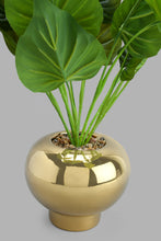 تنزيل الصورة على معرض الصور، Redtag-Gold-Artificial-Plant-In-Ceramic-Pot-Artificial-Plants-Home-Decor-