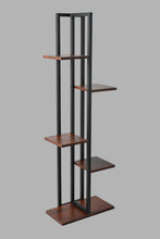 Load image into Gallery viewer, Redtag-Brown-Plant-Stand-With-3-Layers-Shelves-Home-Decor-
