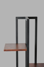 Load image into Gallery viewer, Redtag-Brown-Plant-Stand-With-3-Layers-Shelves-Home-Decor-