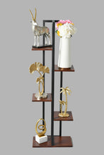 Load image into Gallery viewer, Redtag-Brown-Plant-Stand-With-3-Layers-Shelves-Home-Decor-