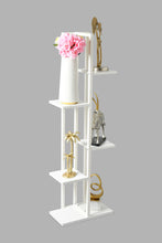 Load image into Gallery viewer, Redtag-White-Plant-Stand-With-3-Layers-Shelves-Home-Decor-
