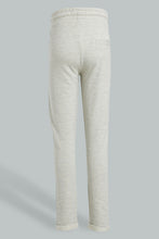 تنزيل الصورة على معرض الصور، Redtag-Oatmeal-Melange-Basic-Track-Pant-Joggers-Senior-Girls-9 to 14 Years