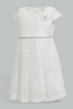 Load image into Gallery viewer, Redtag-Lace-Front-Pleats-Dress-Dresses-Infant-Girls-3 to 24 Months