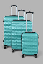 تنزيل الصورة على معرض الصور، Redtag-Luggage-Trolley-(24-Inch)-Green-Hard-Luggage-Travel-Accessories-