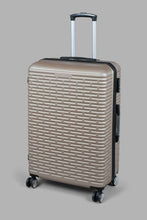 Load image into Gallery viewer, Redtag-Luggage-Trolley-(24-Inch)-Champagne-Hard-Luggage-Travel-Accessories-