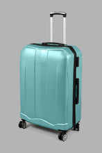 تنزيل الصورة على معرض الصور، Redtag-Blue-Luggage-Trolley-24",-Blue-Color-Hard-Luggage-Travel-Accessories-