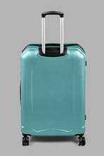 تنزيل الصورة على معرض الصور، Redtag-Blue-Luggage-Trolley-24",-Blue-Color-Hard-Luggage-Travel-Accessories-