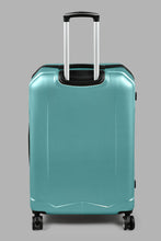 تنزيل الصورة على معرض الصور، Redtag-Blue-Luggage-Trolley-28",-Blue-Color-Hard-Luggage-Travel-Accessories-