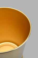 تنزيل الصورة على معرض الصور، Redtag-Gold-Steel-Waste-Bin-Dust-Bins-Home-Bathroom-