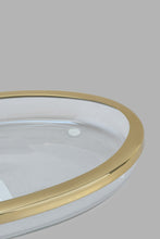 تنزيل الصورة على معرض الصور، Redtag-Gold-Clear-Glass-Amenity-Tray-Amenity-Trays-Home-Bathroom-