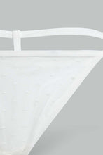 تنزيل الصورة على معرض الصور، Redtag-Ivory-Plain-Non-Padded-Mesh-Babydoll-With-Thong-Babydolls-Women's-