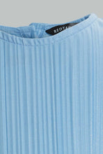 Load image into Gallery viewer, Redtag-Blue-Pleated-Jumpsuit-Jumpsuits-Infant-Girls-3 to 24 Months