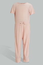 Load image into Gallery viewer, Redtag-Coral-Pleated-Jumpsuit-Jumpsuits-Infant-Girls-3 to 24 Months