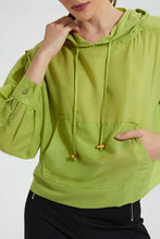 Load image into Gallery viewer, Redtag-Green-Top-With-Front-Zipper-Blouses-Women's-