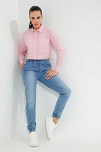 تنزيل الصورة على معرض الصور، Redtag-Pink-Collared-Shirt-Casual-Shirts-Women's-