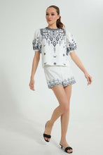 Load image into Gallery viewer, Redtag-White-Printed-Top-Blouses-Women's-