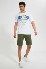 تنزيل الصورة على معرض الصور، Redtag-White-Crew-Neck-T-Shirt-With-Studs-Embellished-Men's-