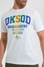 تنزيل الصورة على معرض الصور، Redtag-White-Crew-Neck-T-Shirt-With-Studs-Embellished-Men's-