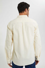 تنزيل الصورة على معرض الصور، Redtag-Yellow-Stripes-Oxford-Shirt-Casual-Shirts-Men's-