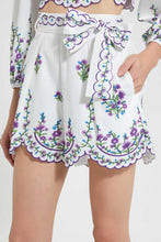 تنزيل الصورة على معرض الصور، Redtag-White-Printed--Short-Casual-Shorts-Women's-