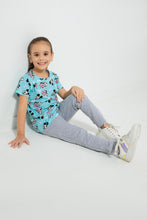 تنزيل الصورة على معرض الصور، Redtag-Mint-Printed-Micky-And-Minnie-Short-Sleeve--Casual-T-Shirts-Character,-Colour:Mint,-Filter:Girls-(2-to-8-Yrs),-Girls-T-Shirts,-New-In,-New-In-GIR,-Non-Sale,-S22B,-Section:Kidswear,-TBL-Girls-2 to 8 Years