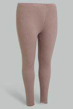 Load image into Gallery viewer, Redtag-Brown-Basic-Legging-Leggings-Women's-