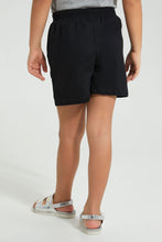 Load image into Gallery viewer, Redtag-Black-Princes-Short-Character,-Colour:Black,-Filter:Girls-(2-to-8-Yrs),-Girls-Shorts,-New-In,-New-In-GIR,-Non-Sale,-S22B,-Section:Kidswear,-TBL-Girls-2 to 8 Years