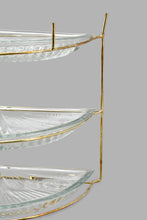 تنزيل الصورة على معرض الصور، Redtag-Gold-Glass-Serving-Set-With-Stand-(4-Piece)-Serving-Sets-Home-Dining-