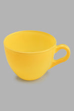 تنزيل الصورة على معرض الصور، Redtag-Yellow-Glass-Cup-And-Saucer-Cup-And-Saucer-Home-Dining-