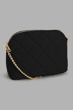 Load image into Gallery viewer, Redtag-Black-Quilted-Cross-Body-Bag-Cross-Body-Bags-Women-